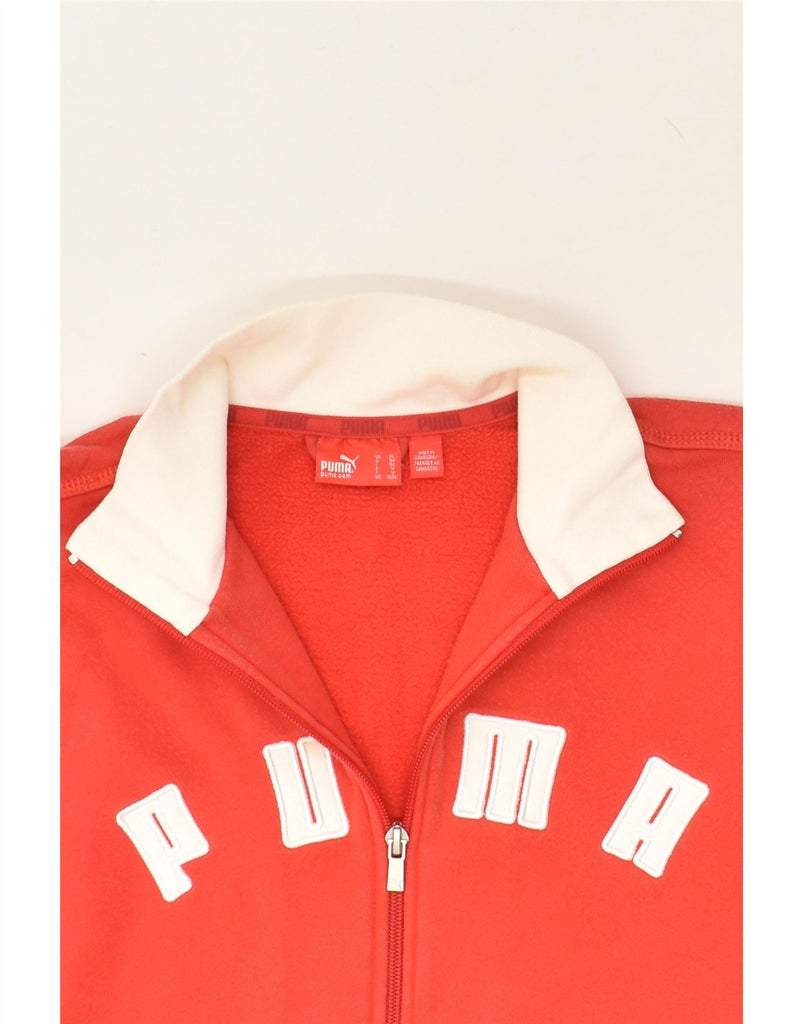 PUMA Girls Graphic Tracksuit Top Jacket 13-14 Years XL Blue Cotton | Vintage Puma | Thrift | Second-Hand Puma | Used Clothing | Messina Hembry 