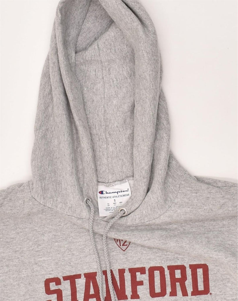 CHAMPION Mens Graphic Hoodie Jumper Small Grey | Vintage Champion | Thrift | Second-Hand Champion | Used Clothing | Messina Hembry 