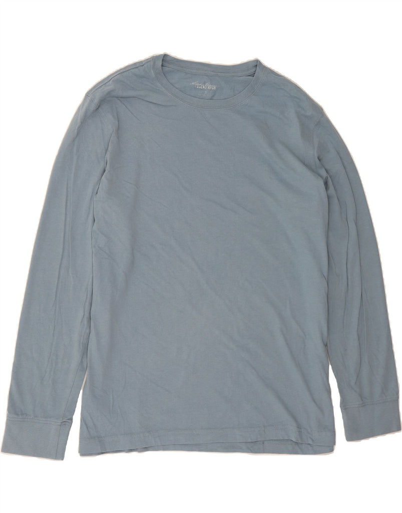 EDDIE BAUER Mens Top Long Sleeve XL Blue Cotton Vintage Eddie Bauer and Second-Hand Eddie Bauer from Messina Hembry 