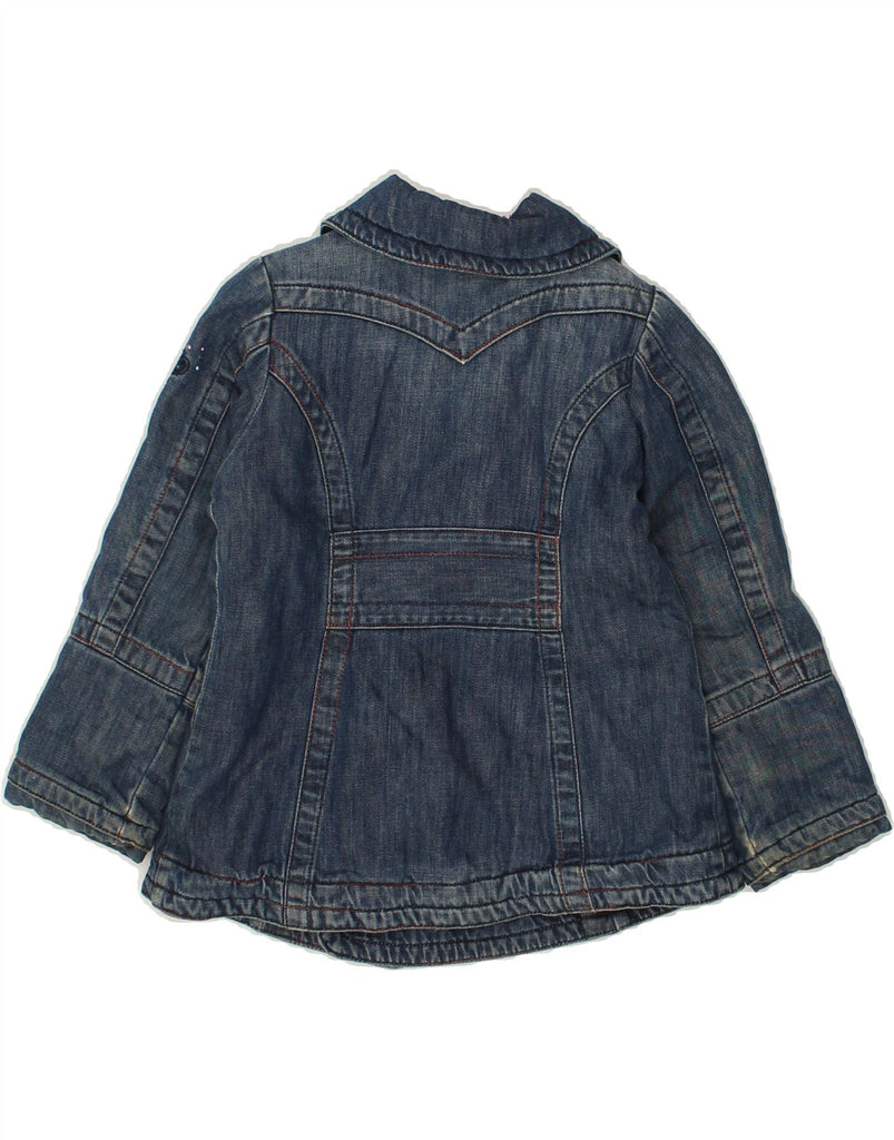 DIESEL Girls Denim Jacket 2-3 Years Navy Blue Cotton | Vintage Diesel | Thrift | Second-Hand Diesel | Used Clothing | Messina Hembry 