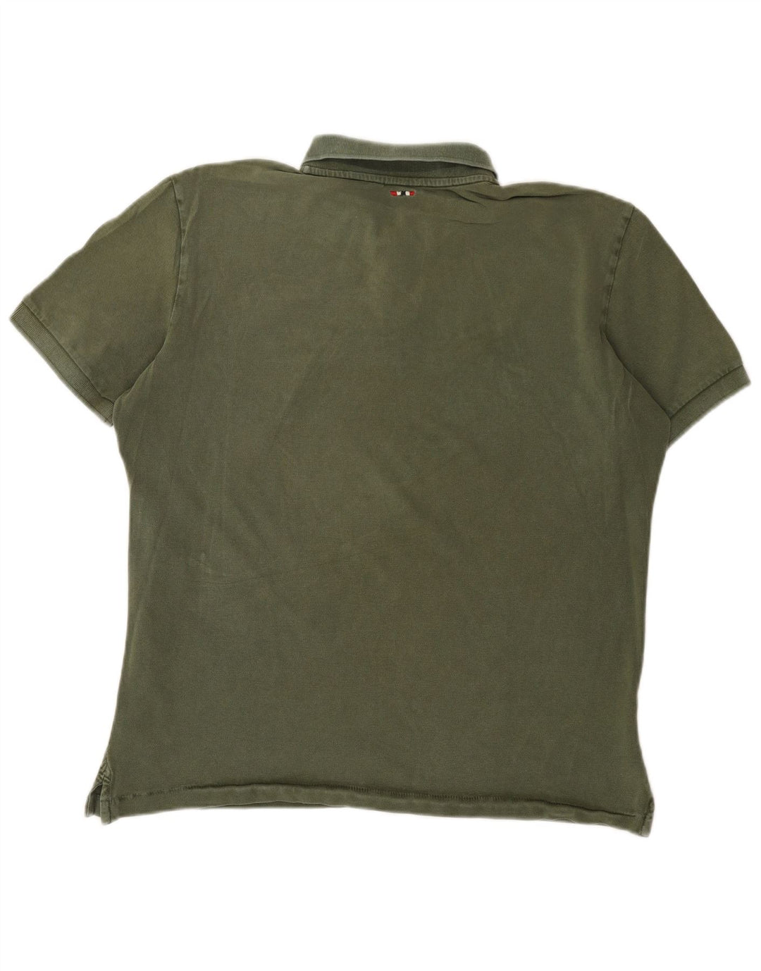 Napapijri Mens Polo Shirt Large Khaki