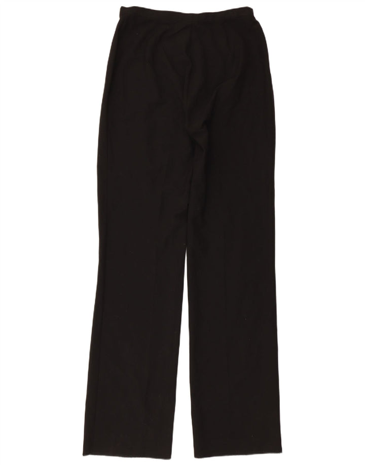 ST. BERNARD Womens High Waist Straight Casual Trousers W28 L35 Black