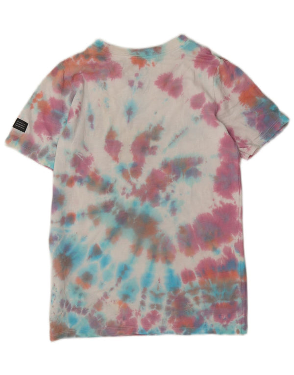 Nike Boys Dri Fit Graphic T-Shirt Top 8-9 Years Small Multicoloured Tie Dye