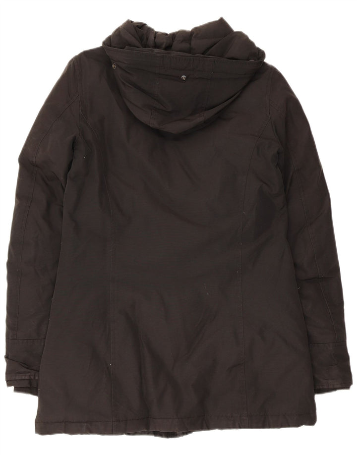 Woolrich Womens Hooded Padded Coat UK 6 XS Black