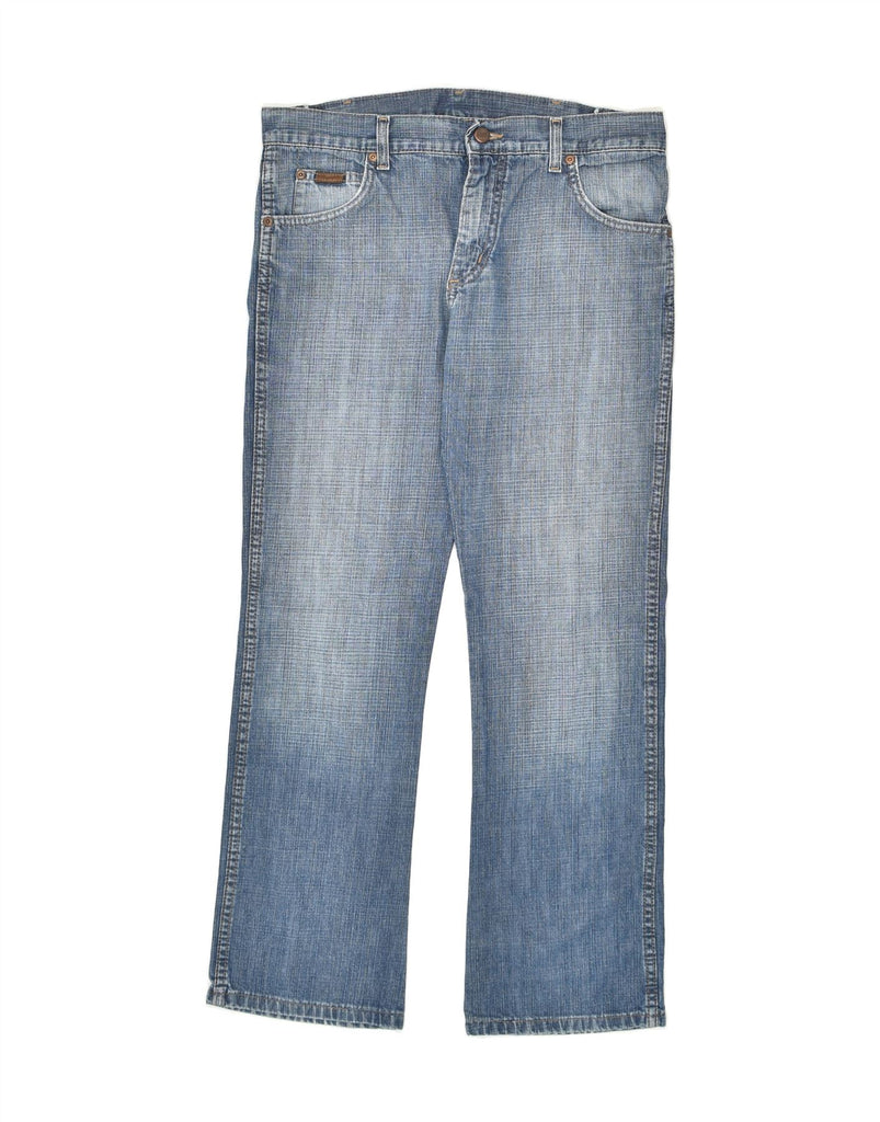 WRANGLER Mens Regular Fit Bootcut Jeans W33 L30 Blue Cotton Vintage Wrangler and Second-Hand Wrangler from Messina Hembry 