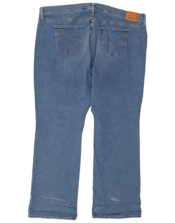 Levi's Womens 315 Shaping Bootcut Jeans US 22 3XL W44 L30 Blue Cotton