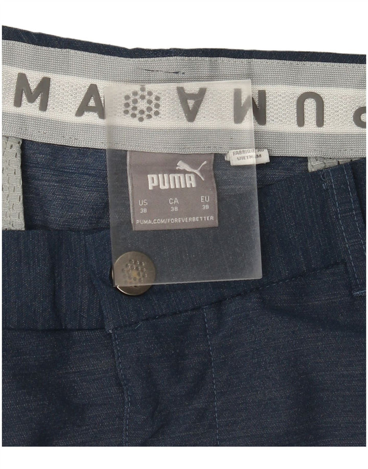 Puma Mens Chino Shorts W38 XL Navy Blue