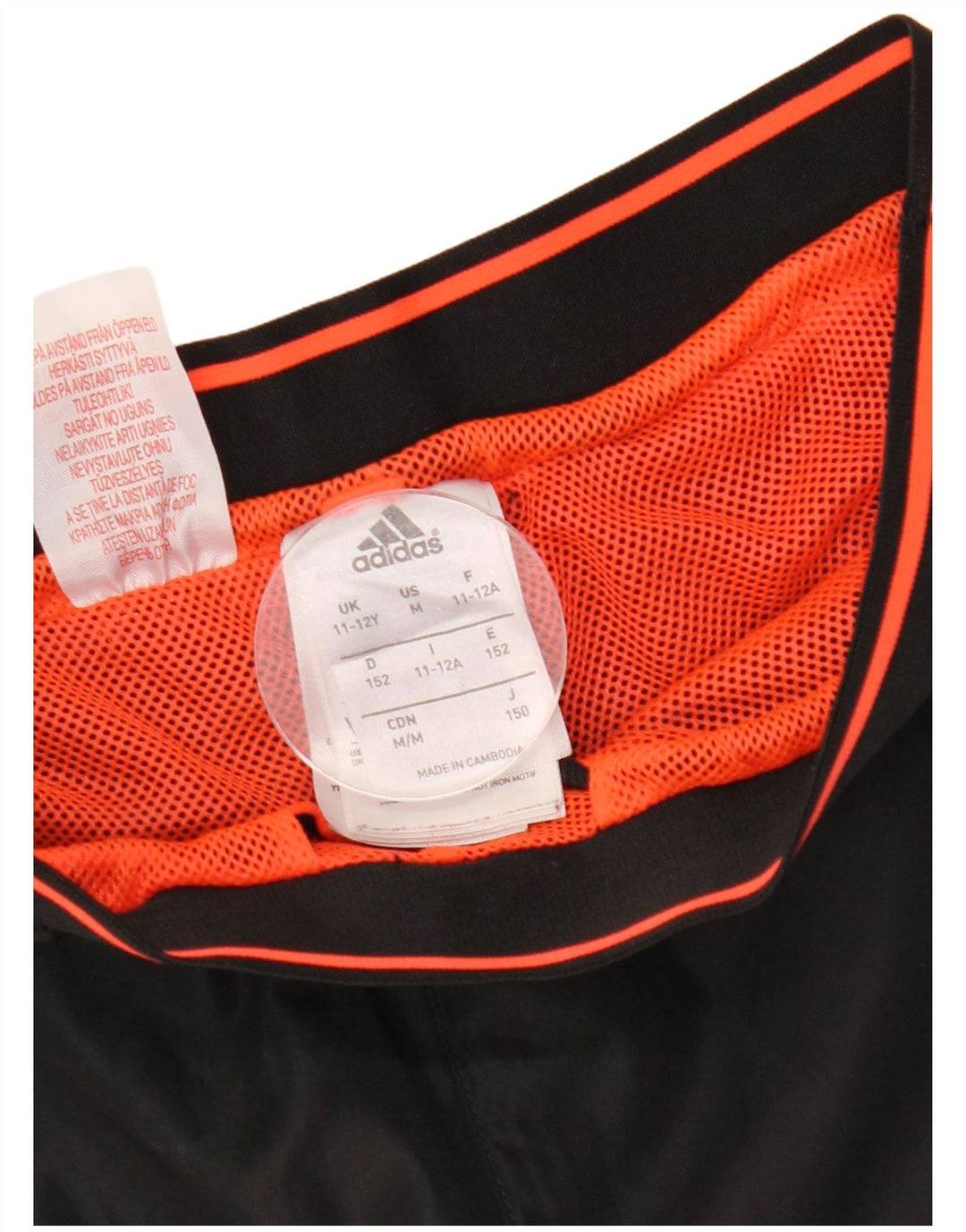 ADIDAS Boys MESSI Tracksuit Trousers Joggers 11-12 Years  Black Polyester