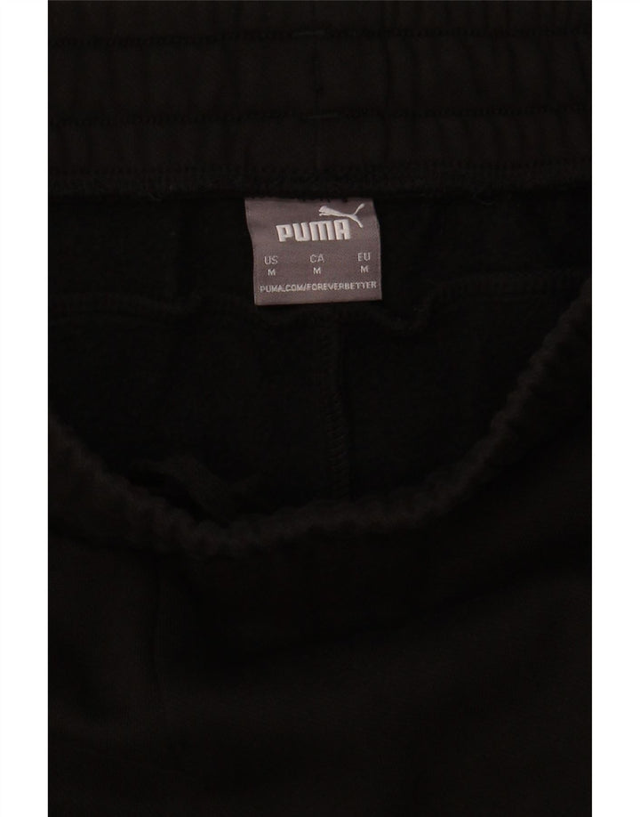 PUMA Mens Tracksuit Trousers Joggers Medium  Black Cotton Vintage Puma and Second-Hand Puma from Messina Hembry 