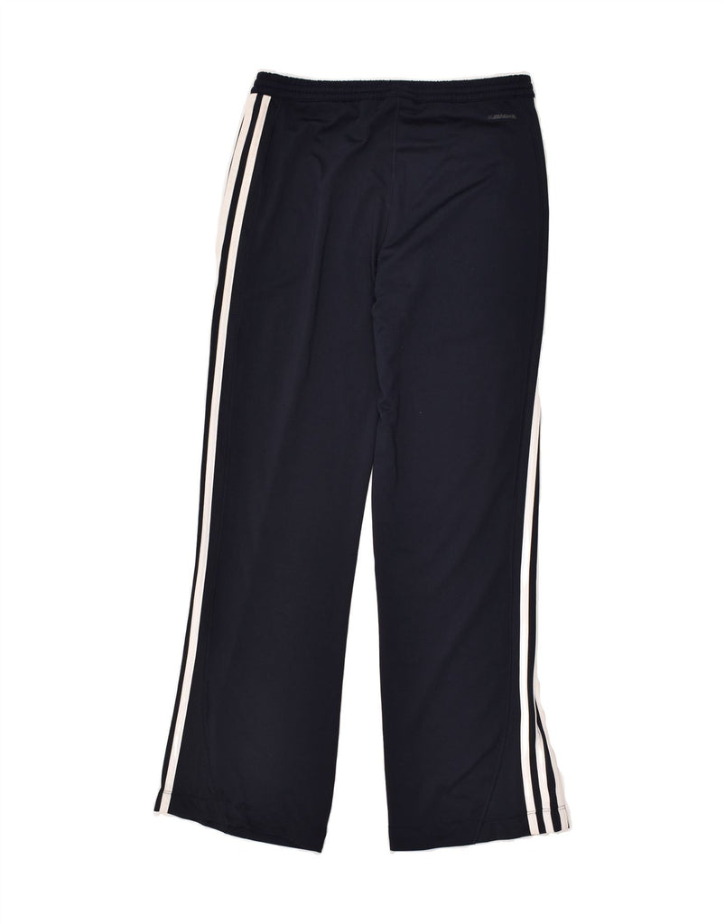 ADIDAS Boys Tracksuit Trousers 13-14 Years Navy Blue Polyester | Vintage Adidas | Thrift | Second-Hand Adidas | Used Clothing | Messina Hembry 