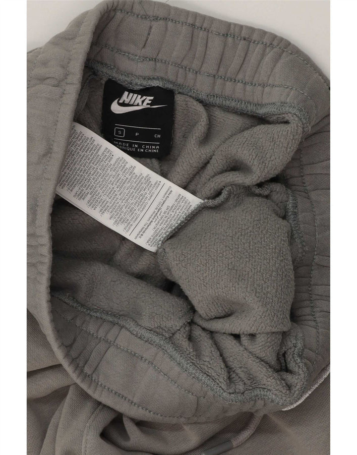 Nike Mens Graphic Tracksuit Trousers Joggers Small Grey Cotton