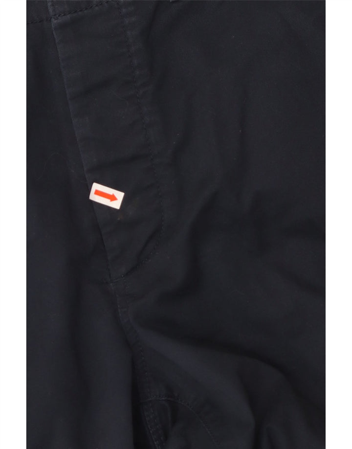 JACK & JONES Mens Slim Chino Trousers W34 L34 Navy Blue Cotton