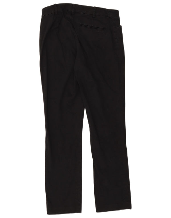 Ralph Lauren Womens Straight Casual Trousers US 4 Small W27 L28 Black