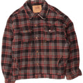 Wrangler Mens Bomber Jacket UK 42 XL Grey Check Wool