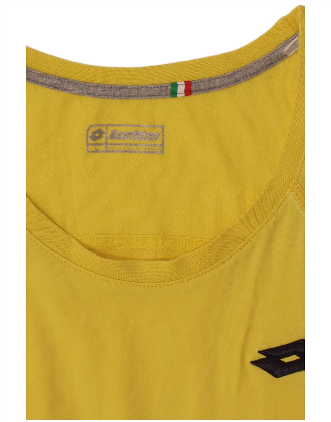 Lotto Womens Vest Top UK 16 Large Yellow