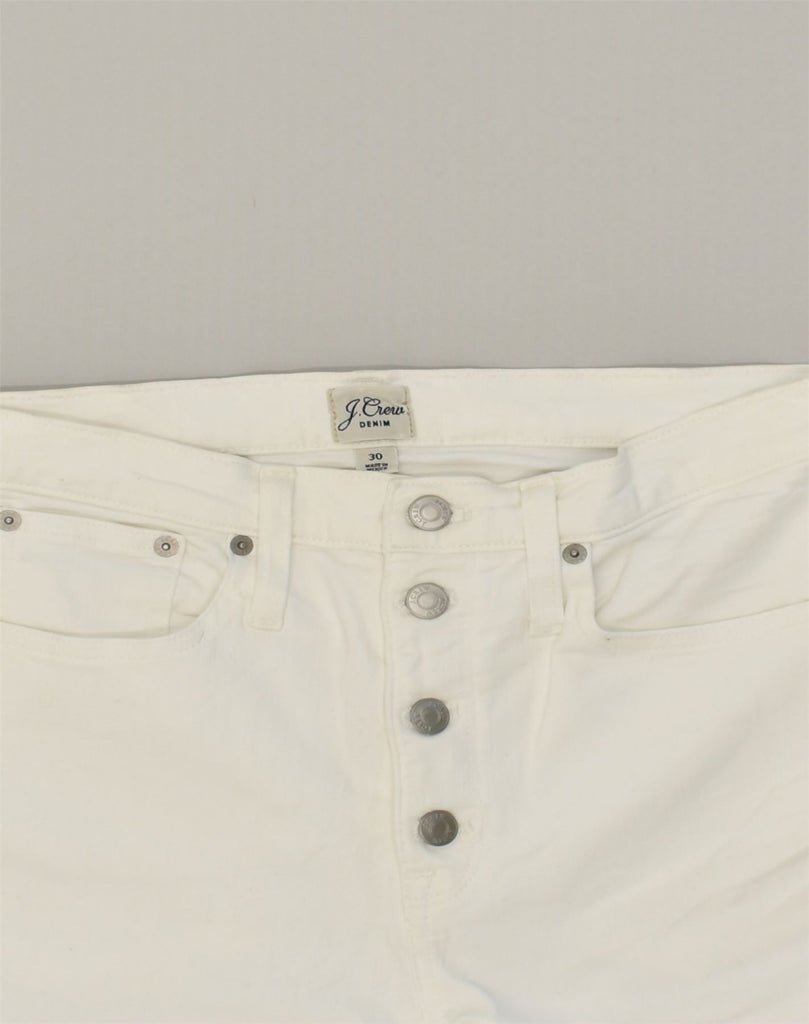 J. CREW Womens Bootcut Jeans W30 L26  White Cotton | Vintage J. Crew | Thrift | Second-Hand J. Crew | Used Clothing | Messina Hembry 