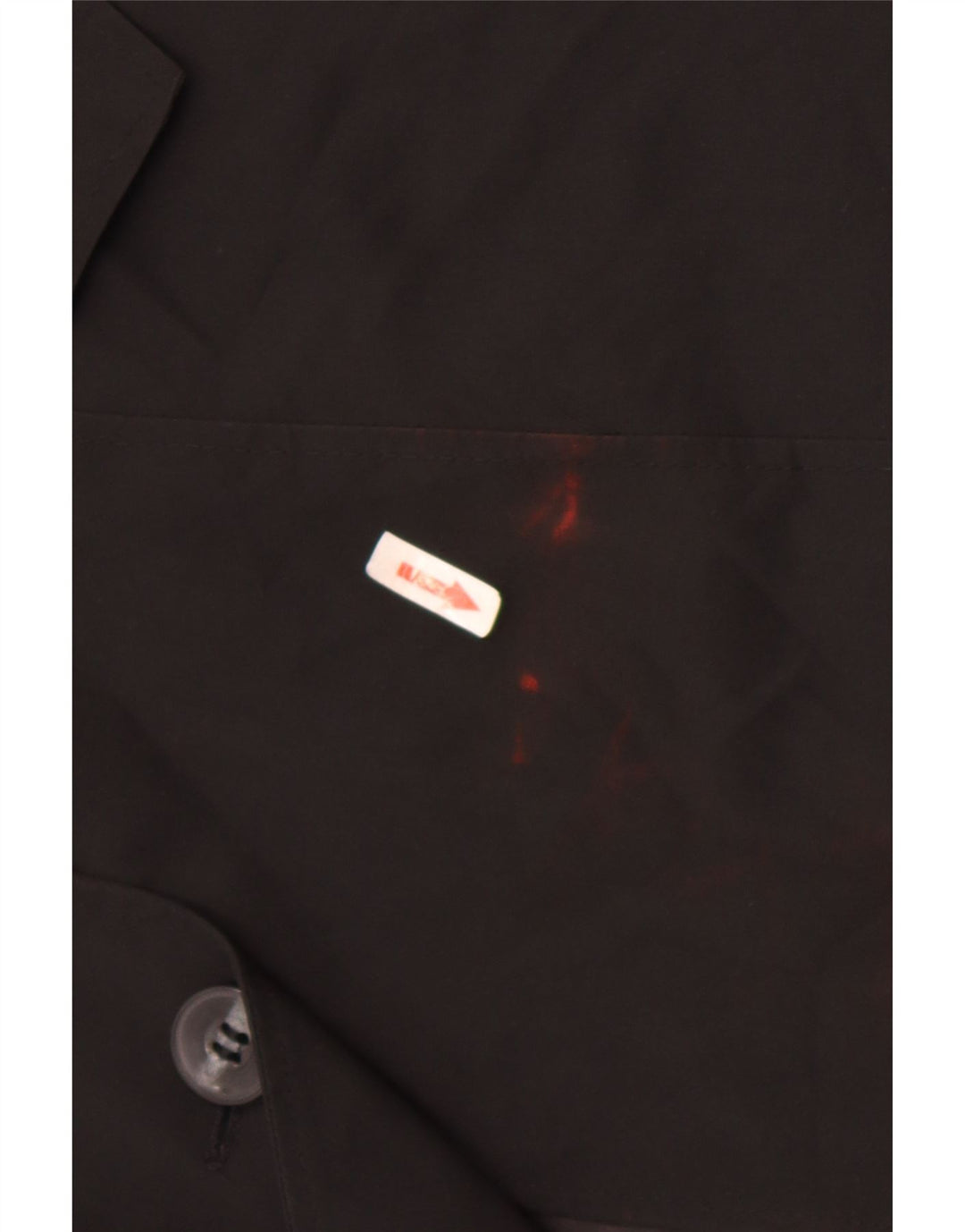 Marks & Spencer Womens Trench Coat UK 16 Large Black Polyester