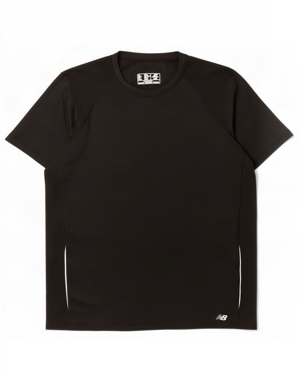 New Balance Mens T-Shirt Top Large Black