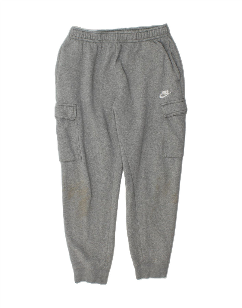NIKE Mens Cargo Tracksuit Trousers Joggers Large W36 L24 Grey Cotton Vintage Nike and Second-Hand Nike from Messina Hembry 