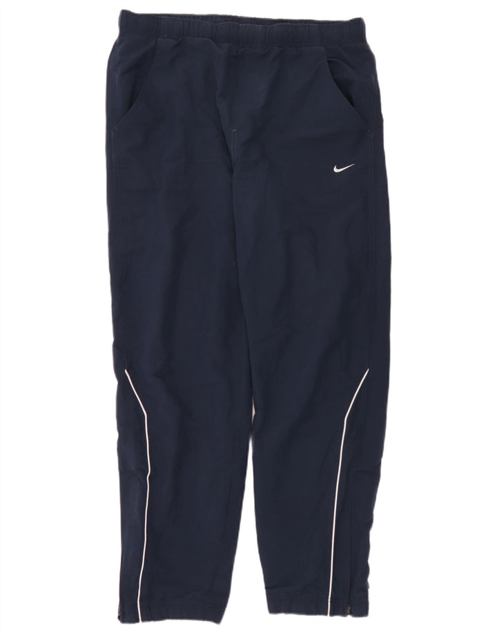 Nike Mens Tracksuit Trousers Joggers Medium  Navy Blue Polyester