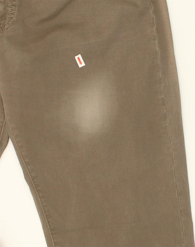 MASSIMO DUTTI Mens Straight Casual Trousers W38 L30  Brown Cotton | Vintage Massimo Dutti | Thrift | Second-Hand Massimo Dutti | Used Clothing | Messina Hembry 