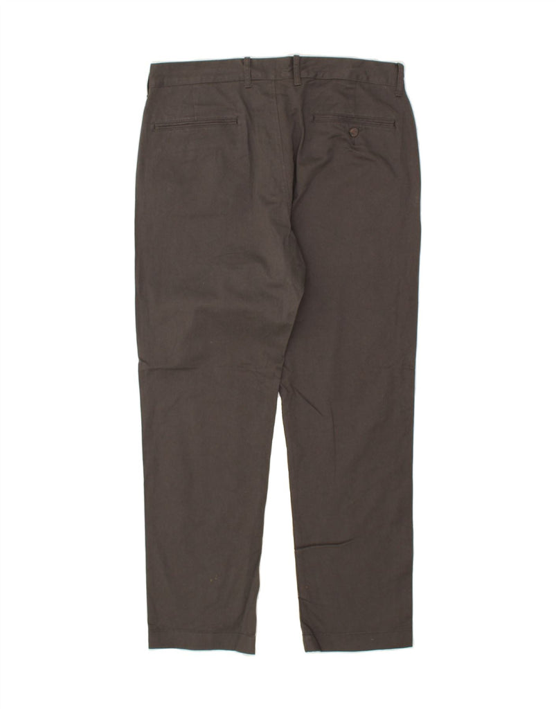 J. CREW Mens Flex Straight Chino Trousers W33 L30 Grey Cotton | Vintage J. Crew | Thrift | Second-Hand J. Crew | Used Clothing | Messina Hembry 