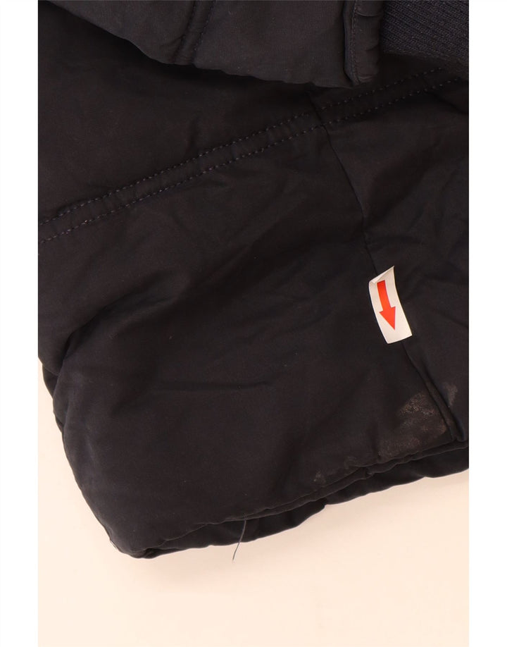 Fat Face Womens Hooded Padded Coat UK 8 Small Navy Blue Polyester