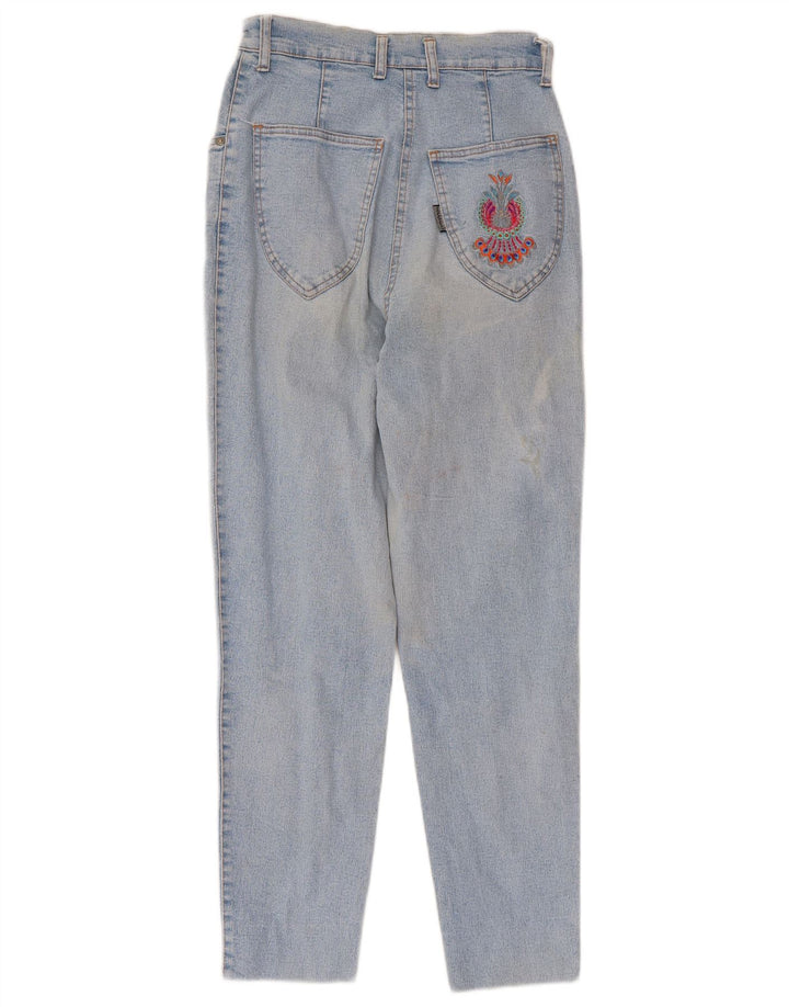 CAPPOPERA Womens High Waist Tapered Jeans IT 44 Medium W26 L26 Blue Cotton