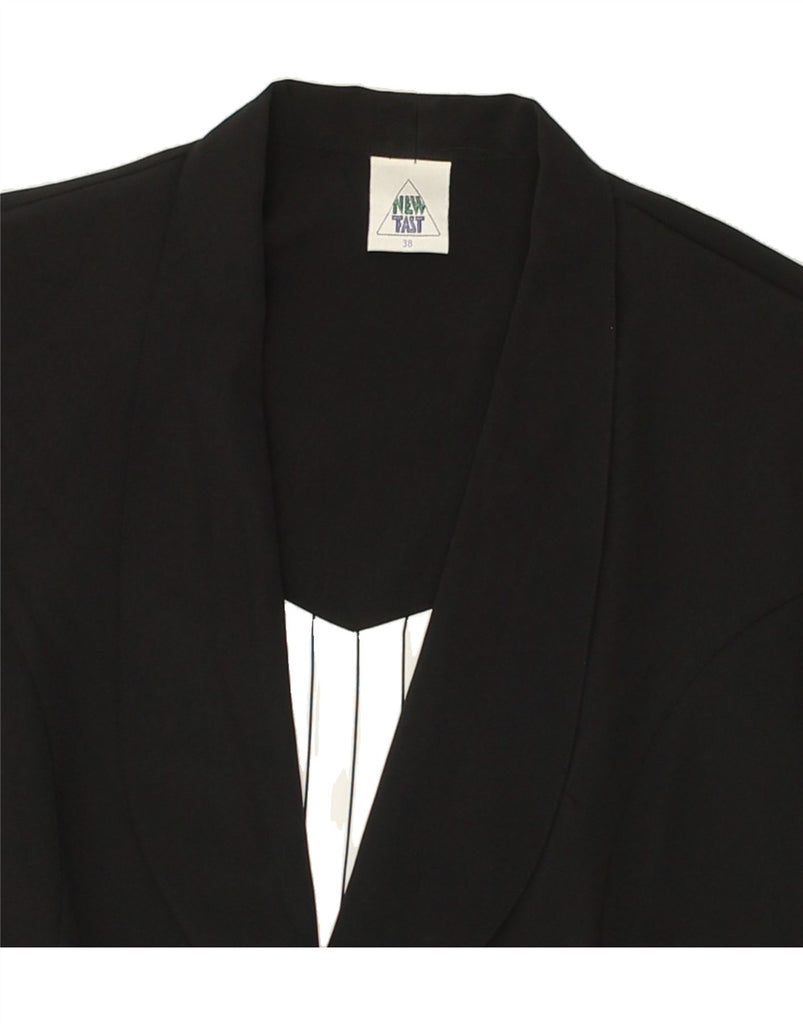 C&A Womens New Fast Short Sleeve 3 Button Blazer Jacket EU 38 Medium Black | Vintage C&A | Thrift | Second-Hand C&A | Used Clothing | Messina Hembry 