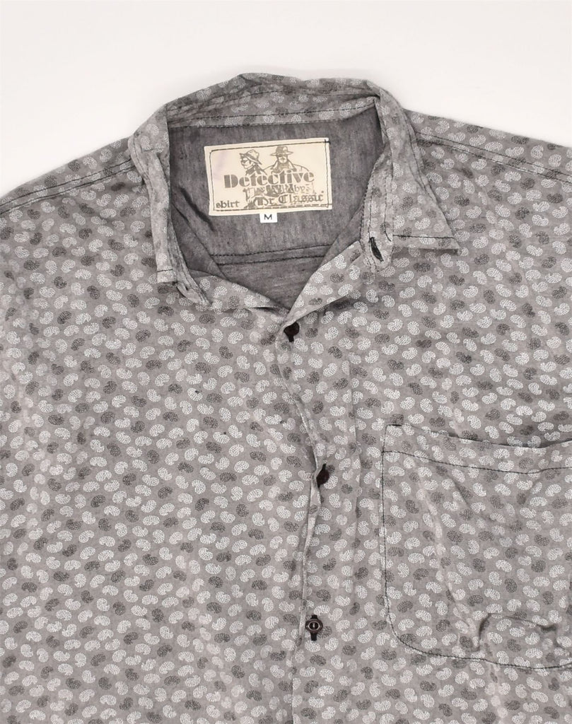 VINTAGE Mens Shirt Medium Grey Paisley | Vintage Vintage | Thrift | Second-Hand Vintage | Used Clothing | Messina Hembry 