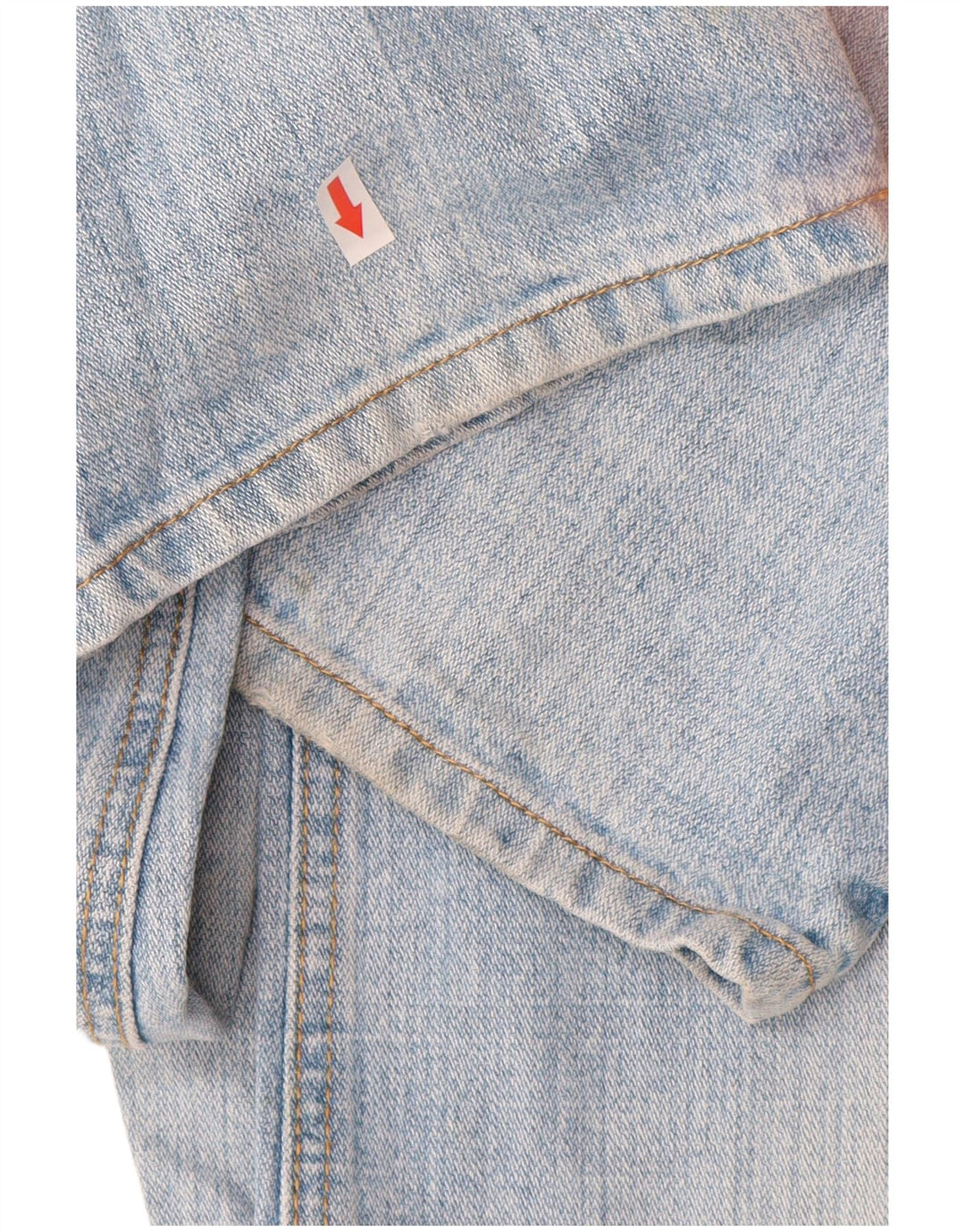 Farah Mens Straight Jeans W36 L32 Blue Cotton