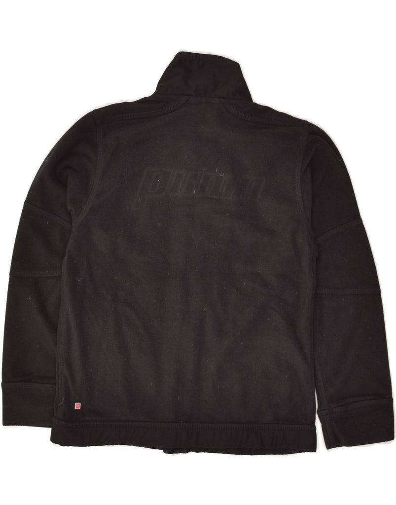 PUMA Girls Fleece Jacket 7-8 Years Black Polyester | Vintage Puma | Thrift | Second-Hand Puma | Used Clothing | Messina Hembry 