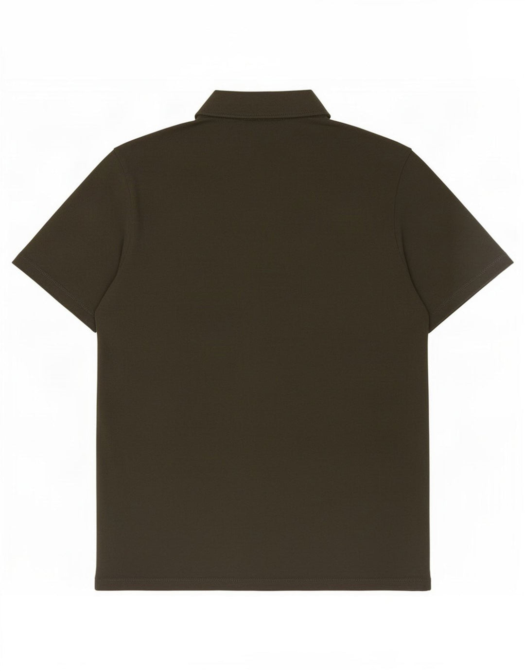 All Saints Mens Polo Shirt Large Khaki Cotton