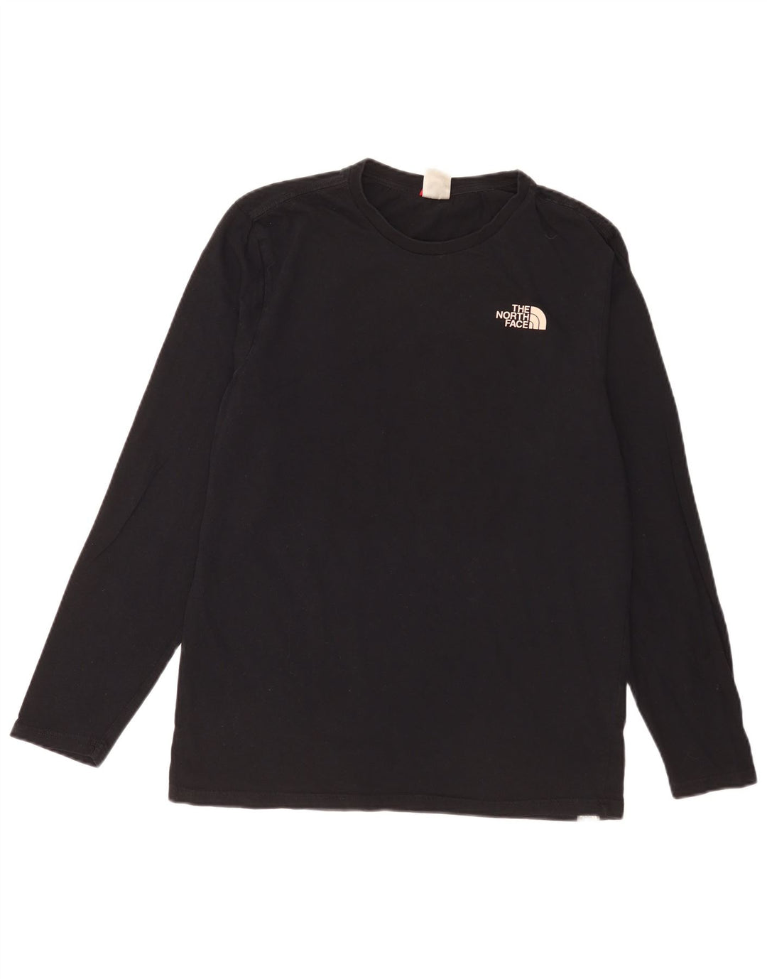The North Face Mens Graphic Top Long Sleeve Medium Black Cotton