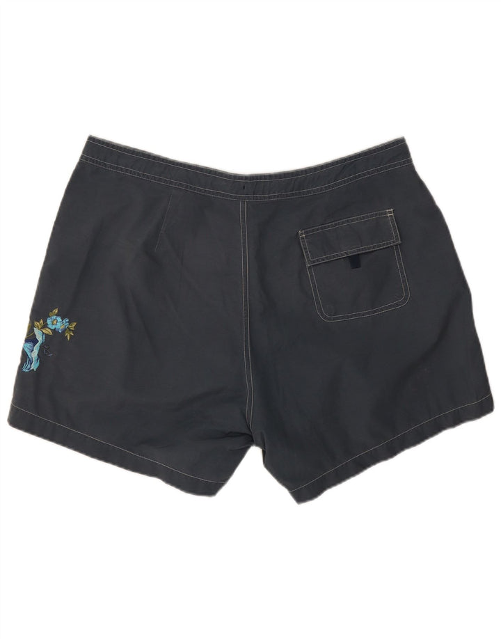 Gap Mens Swimming Shorts XL Grey Floral Cotton