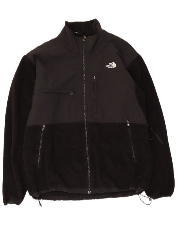 The North Face Mens Liner Fleece Jacket UK 40 Large Black Colourblock