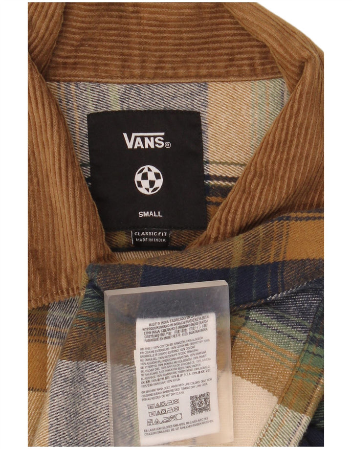 Vans Mens Lumberjack Classic Fit Flannel Shirt Small Multicoloured Check