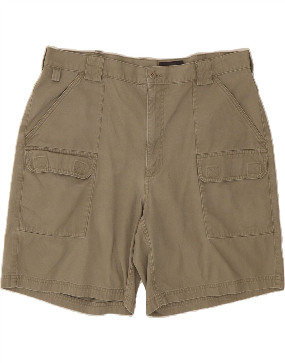 EDDIE BAUER Mens Cargo Shorts W38 XL Beige Cotton Vintage Eddie Bauer and Second-Hand Eddie Bauer from Messina Hembry 