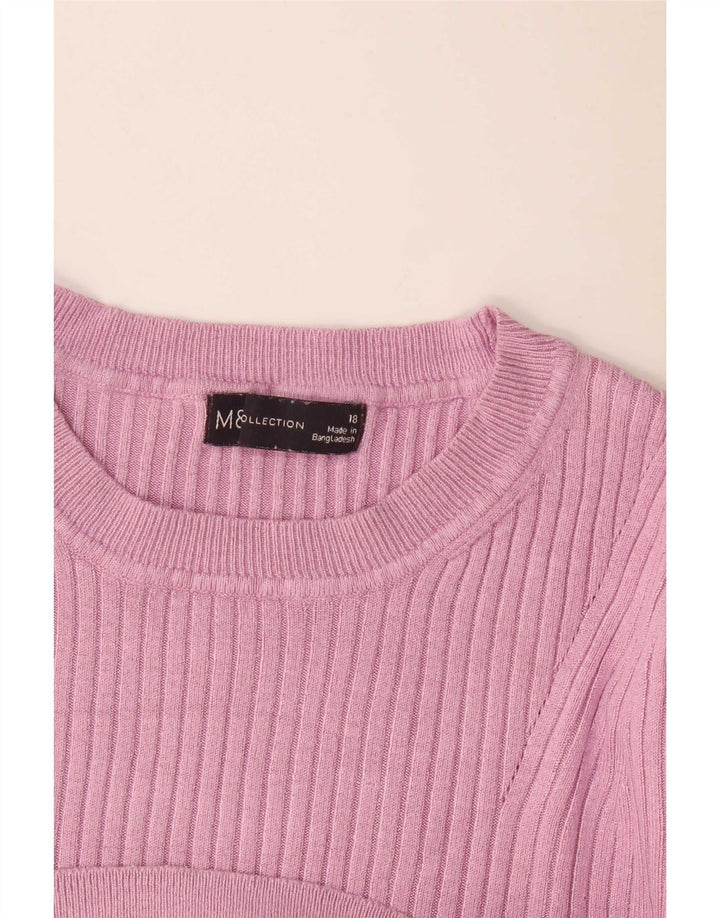 Marks & Spencer Womens Blouse Top UK 18 XL Pink
