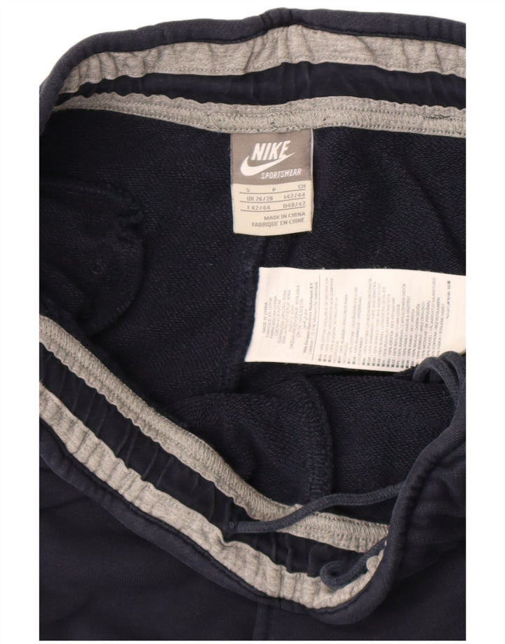 Nike Mens Tracksuit Trousers Small  Navy Blue Cotton