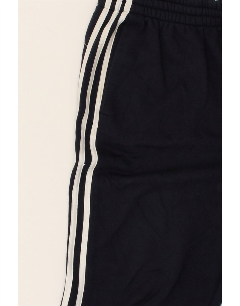 ADIDAS Mens Graphic Tracksuit Trousers Joggers Medium Navy Blue Cotton | Vintage Adidas | Thrift | Second-Hand Adidas | Used Clothing | Messina Hembry 