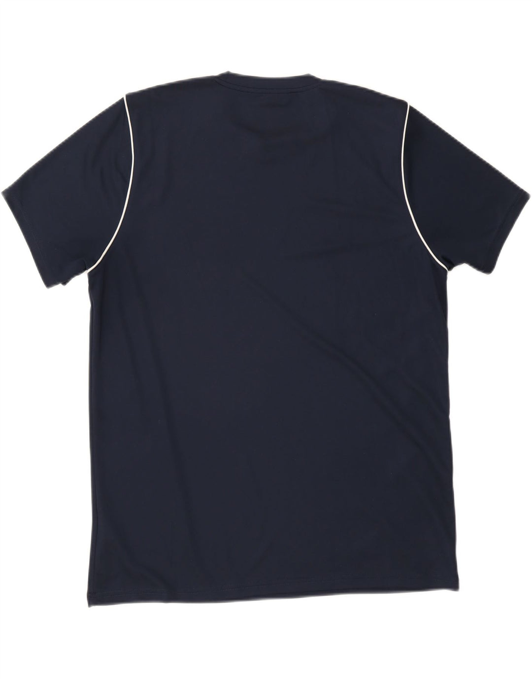 Nike Mens Dri Fit Slim Fit T-Shirt Top XL Navy Blue Polyester