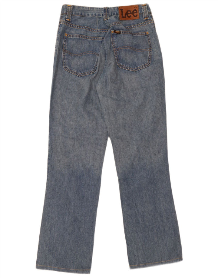 Lee Womens Felton Flared Jeans W31 L33 Blue Cotton