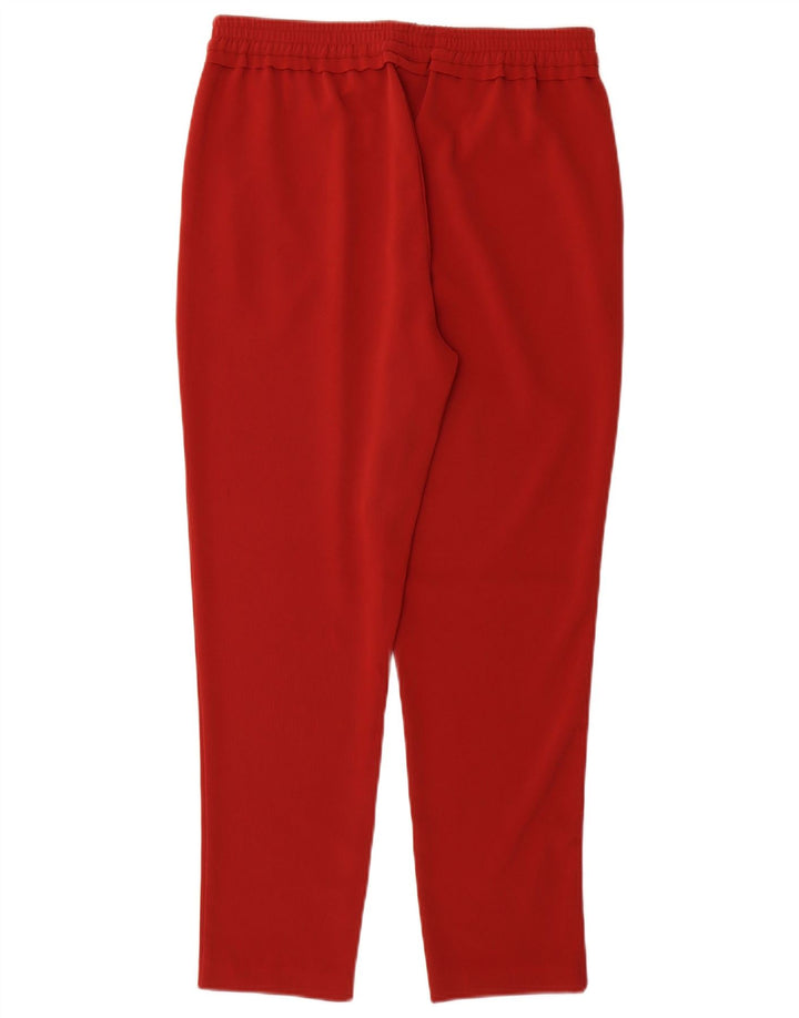 Sisley Womens Tracksuit Trousers UK 14 Medium  Red