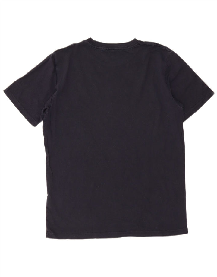 Carhartt Mens T-Shirt Top Small Navy Blue Cotton