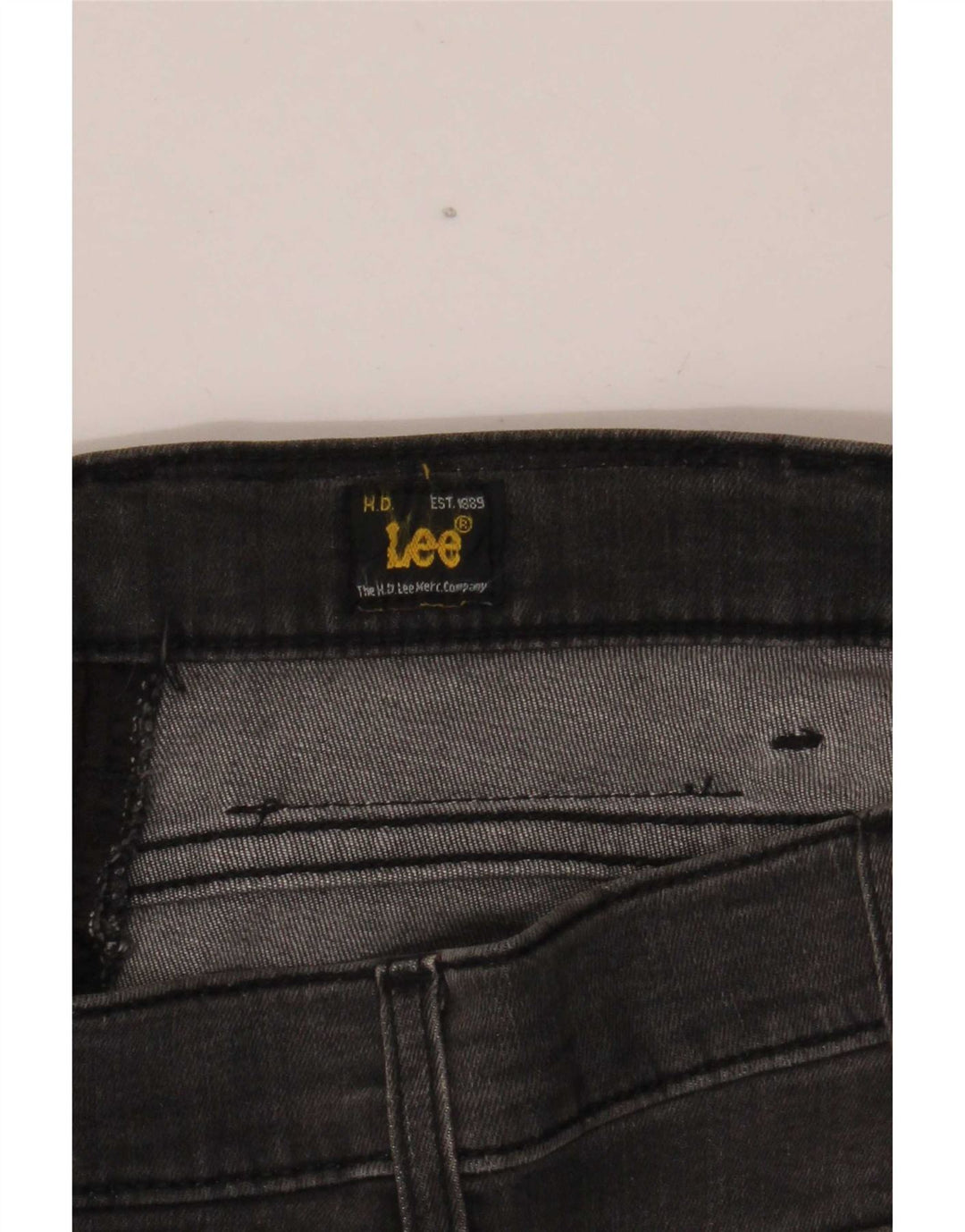 Lee Mens Straight Jeans W32 L30 Black