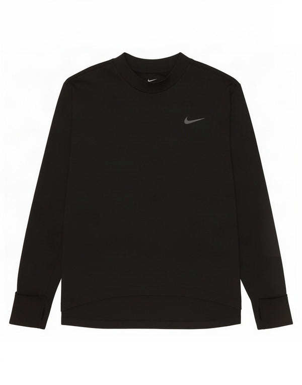 Nike Womens Dri Fit Top Long Sleeve UK 16 Large Black