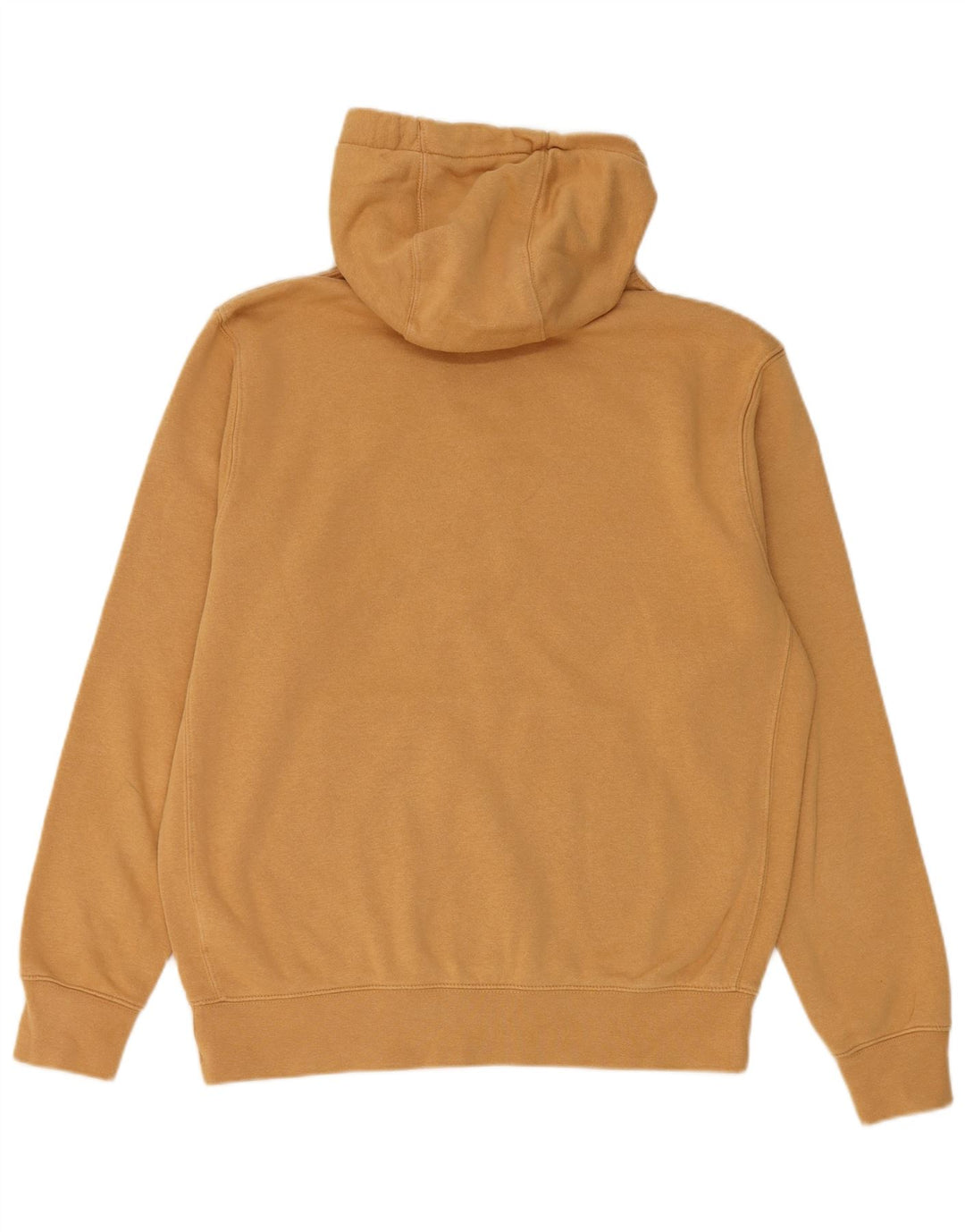 Nike Mens Hoodie Jumper Medium Beige Cotton