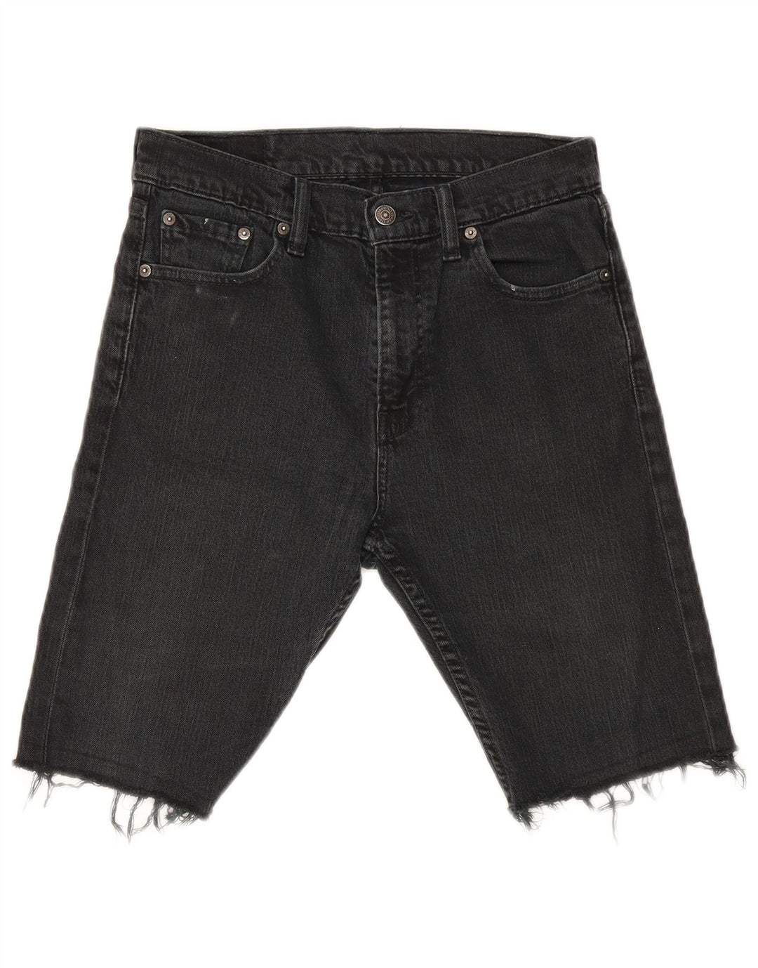 Levi's Mens Denim Shorts W29 Small Black Cotton