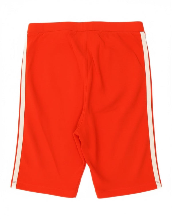 Adidas Womens Sport Shorts UK 6 XS  Red Cotton